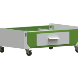 CARRELLO SMONTABILE CON CASSETTO "LaCENTO"